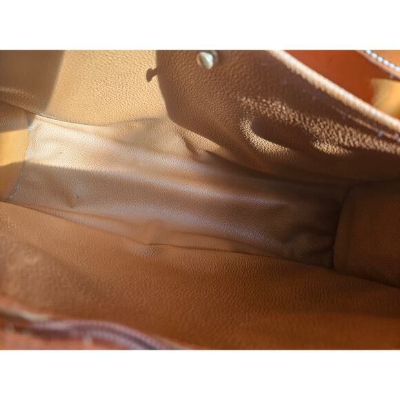 DOONEY & BOURKE Vintage Tan and Camel/Grey Tote - Picture 12 of 13